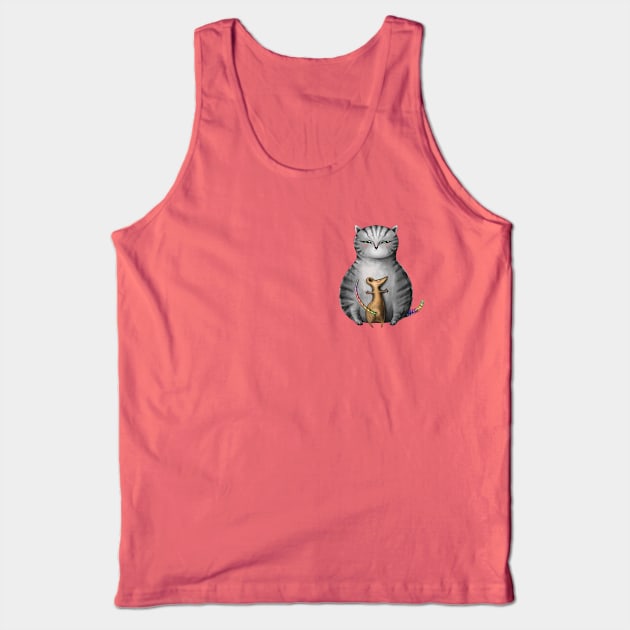 friendship Tank Top by axillustration